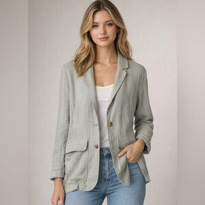 Very nice Madewell linen blend blazer women’s size medium